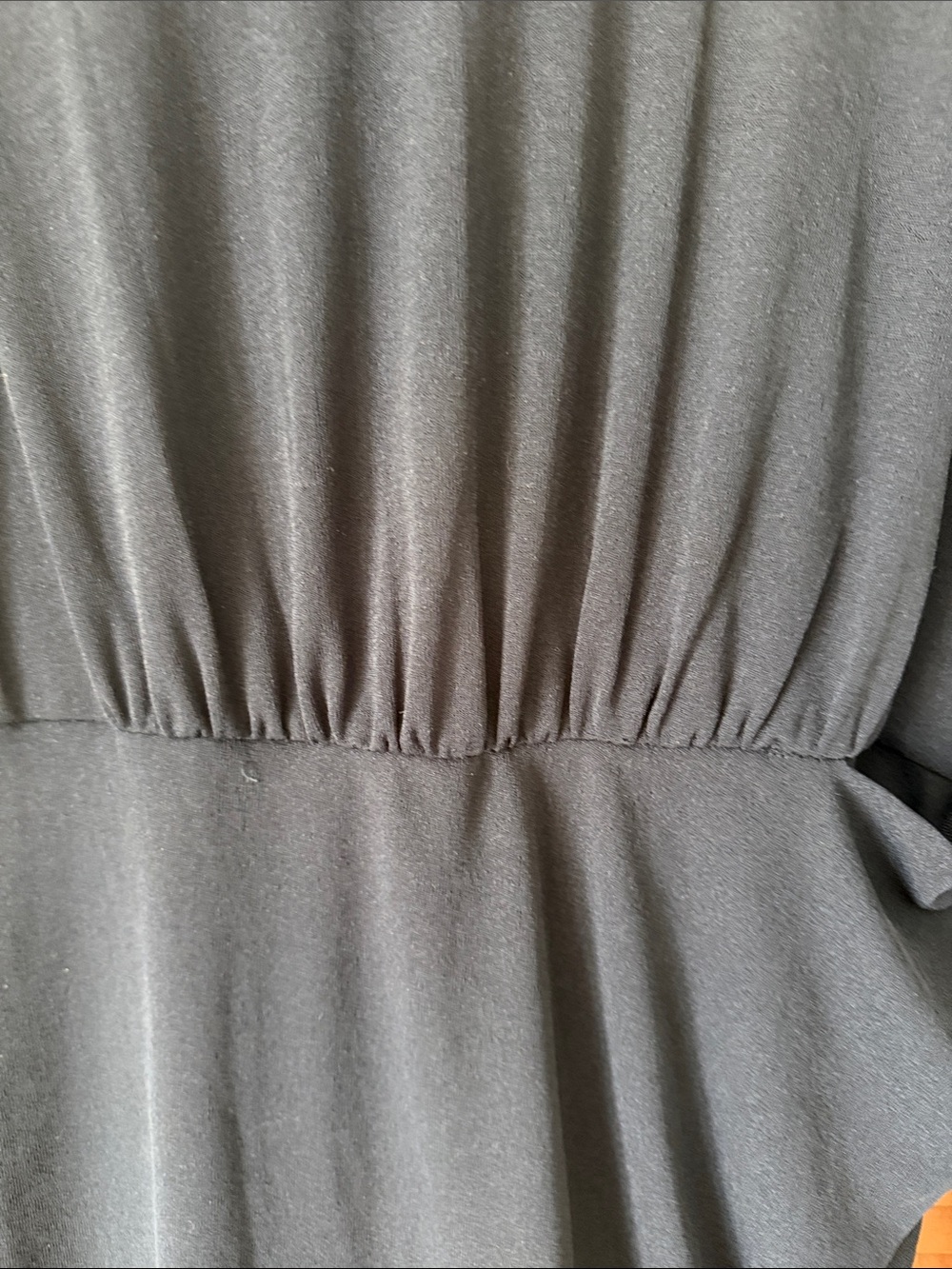 BCBGeneration Navy Long Sleeve Ruched Waist Dress - Picture 5 of 5